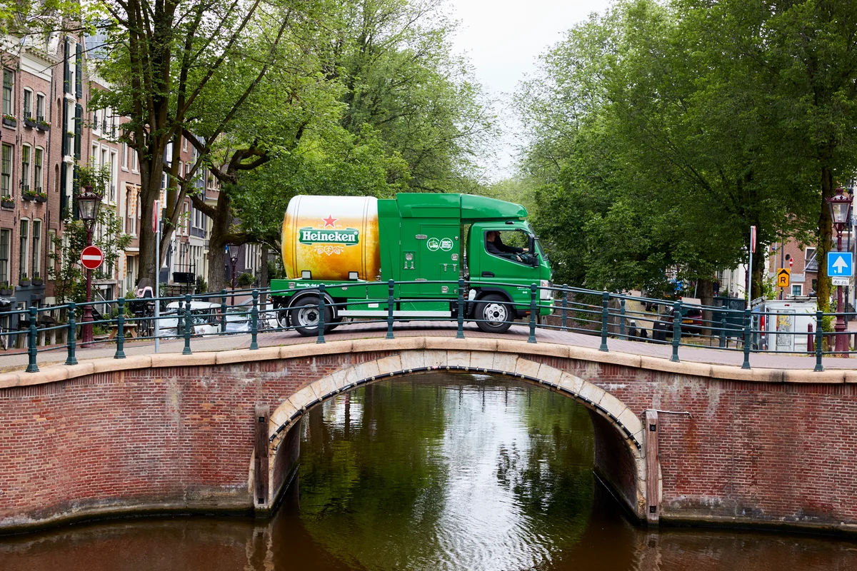Heineken: elektrisch tankbiertransport voor stedelijke distributie