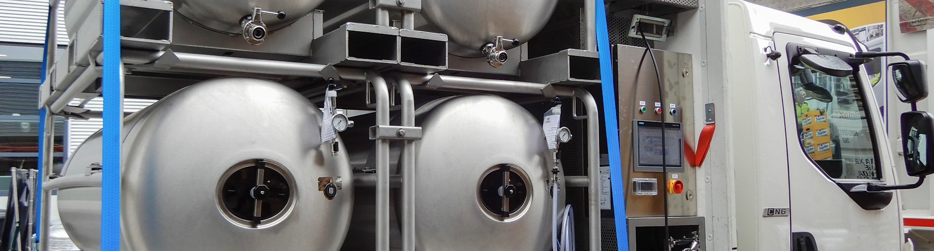 AB InBev: één vrachtwagen voor tankbier, fusten en kratten